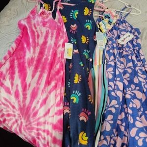 3 NWT Girls Dresses / Jumpsuit